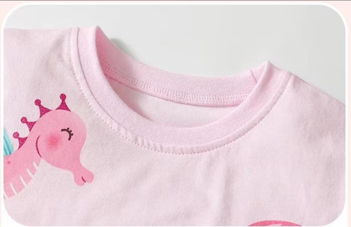 Pink Comfy Mermaid Top and Leggings Set