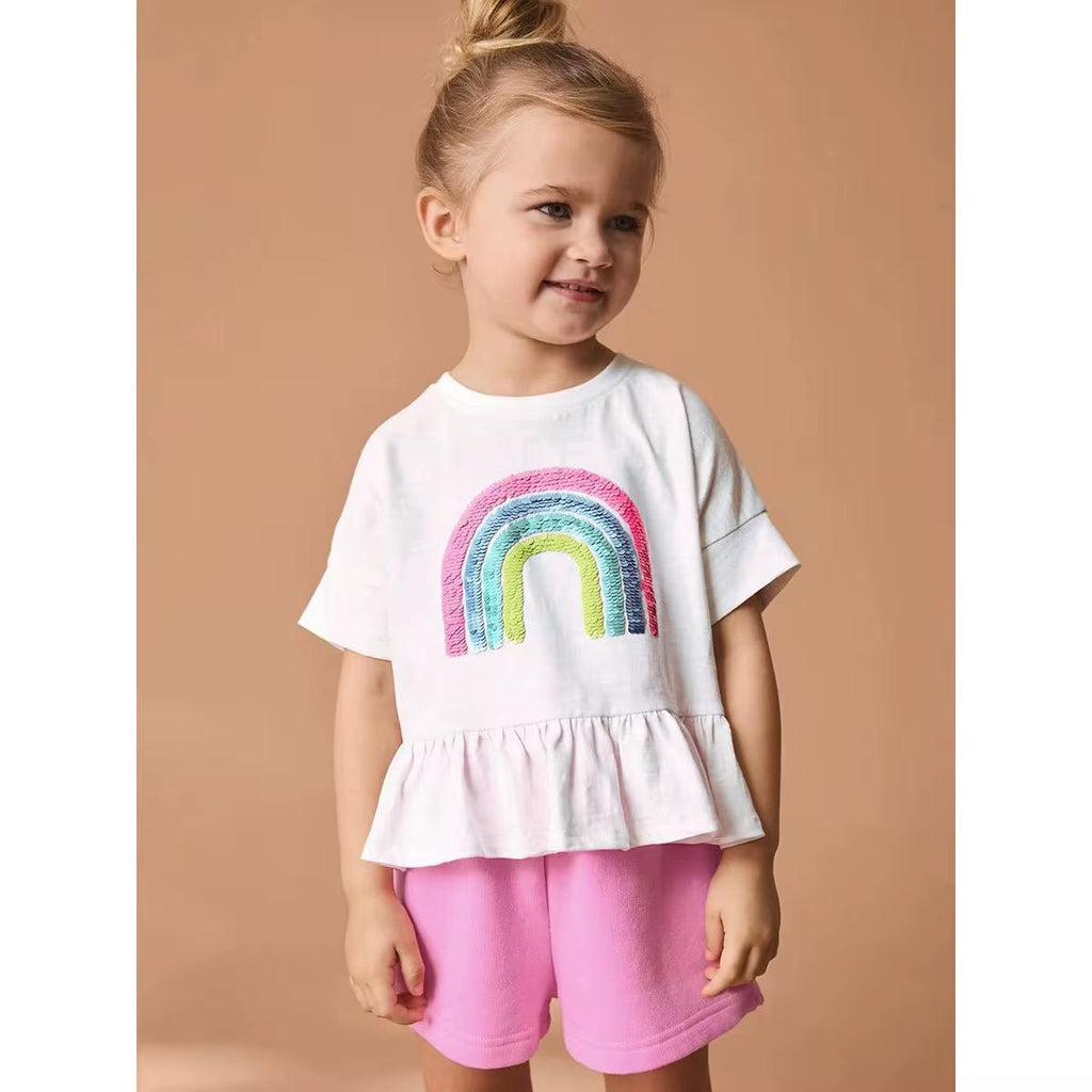 White and Pink Rainbow Set