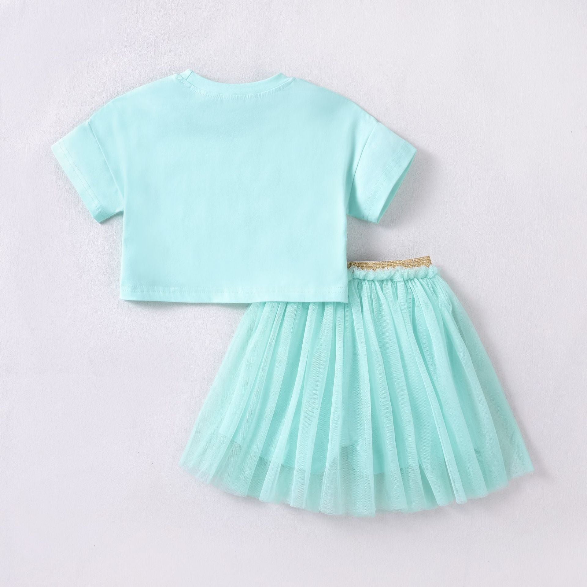 Girls' "Love to Dance" Ballerina Tutu Set - Mint Green