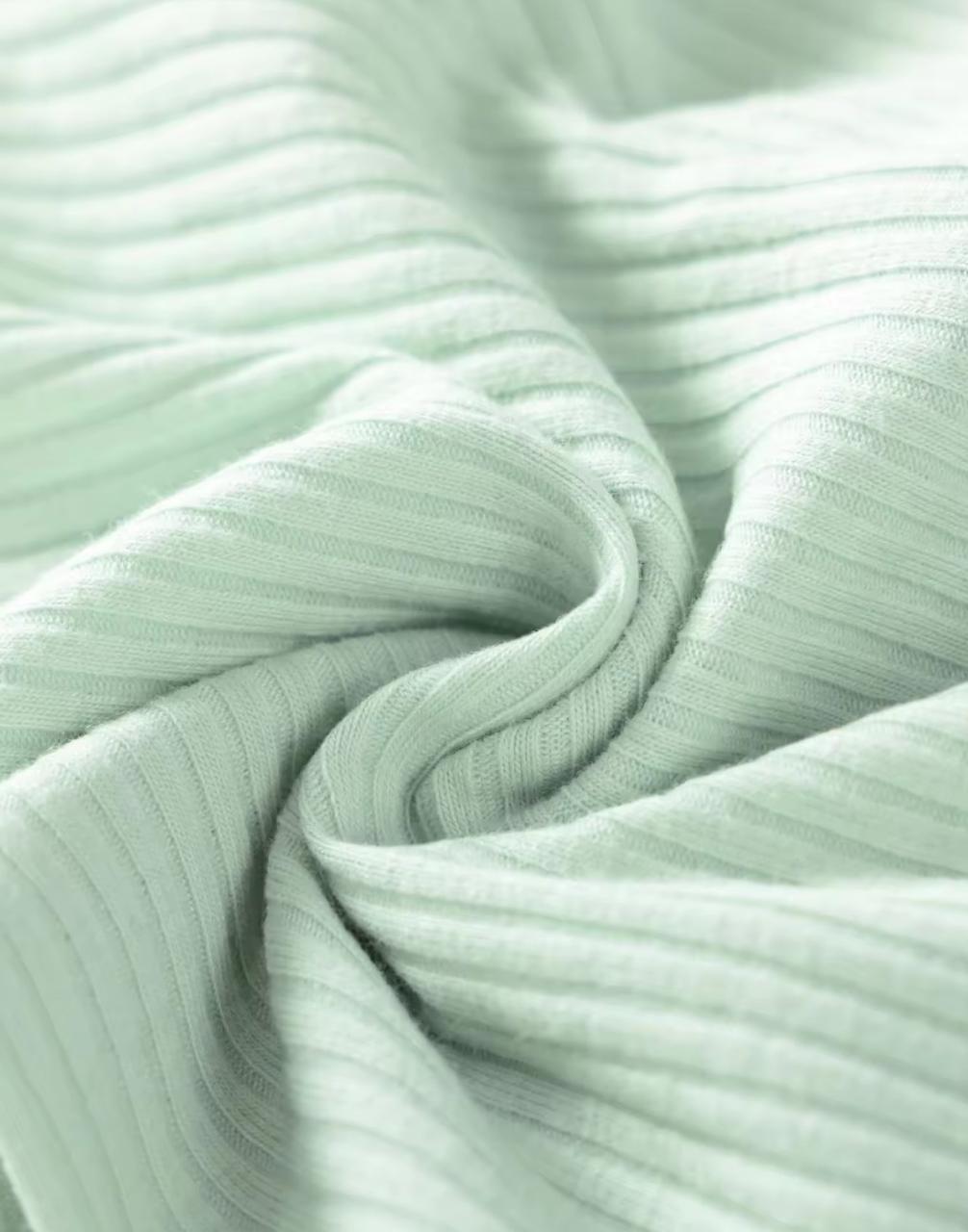 Pink Ballerina Friends Fleece Top and Mint Ribbed Leggings Set 2 Piece